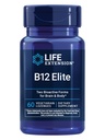 Life Extension B12 Elite, adenosylcobalamin, methylcobalamin, שני טפסים פעילים לבריאות המוח ו Dopamine הפקה, non-GMO, Gluten-Free, Vegetarian, 60 כיכרות