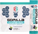 גורילה Mind hydrotion Packets - 3,073 מ"ג אלקטרוליטים על המשקה Go Convenient Mix for מקיפה Relenishment - Zero Sugar, Sweetened & Fasting Friendly - 30 Count (Cherry Blackout)