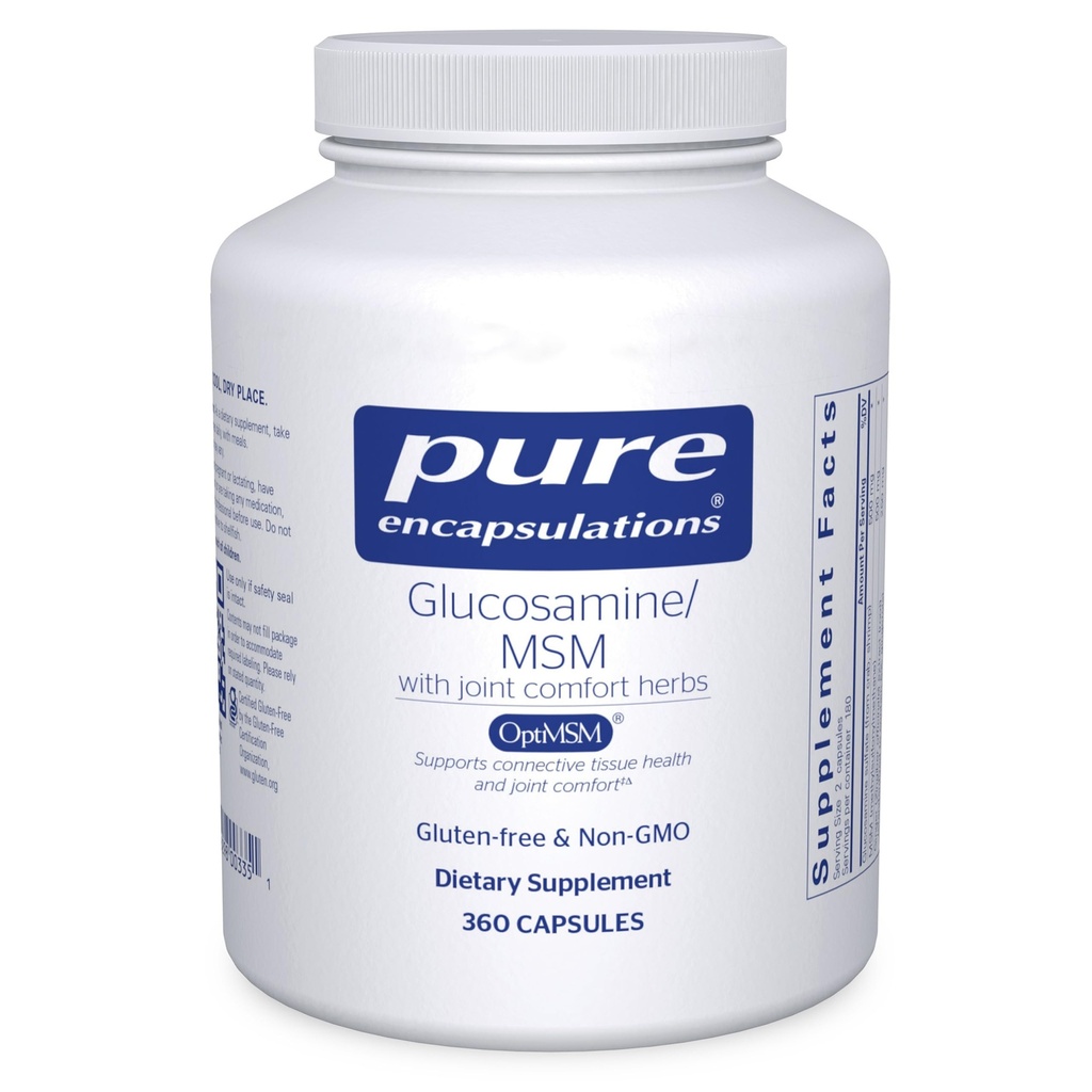 Pure Encapsulationsulationsamine MSM | תוספת של תמיכה משותפת, ניידות, נוחות, Cartilage Health, ו- Connective Tissue*