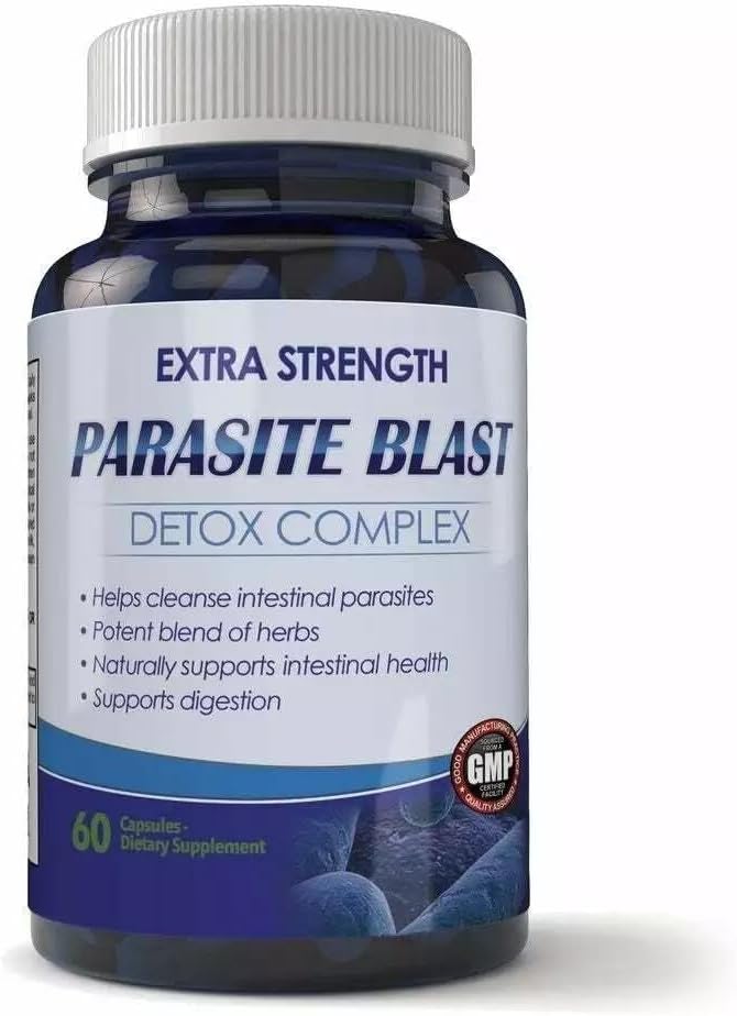 Parasite-Blast ניקוי Detox: 60 קפסולות עבור גוף מהיר Boost ובריאות Detoxification, ניקוי טבעי