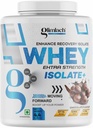GLIMLACH Whey תוספת כוח Isolate + אבקת חלבון עבור תמיכה שרירים ושיקום, Vegetarian - מקור ראשוני Whey Isolate (4.4LBS, שוקולד)