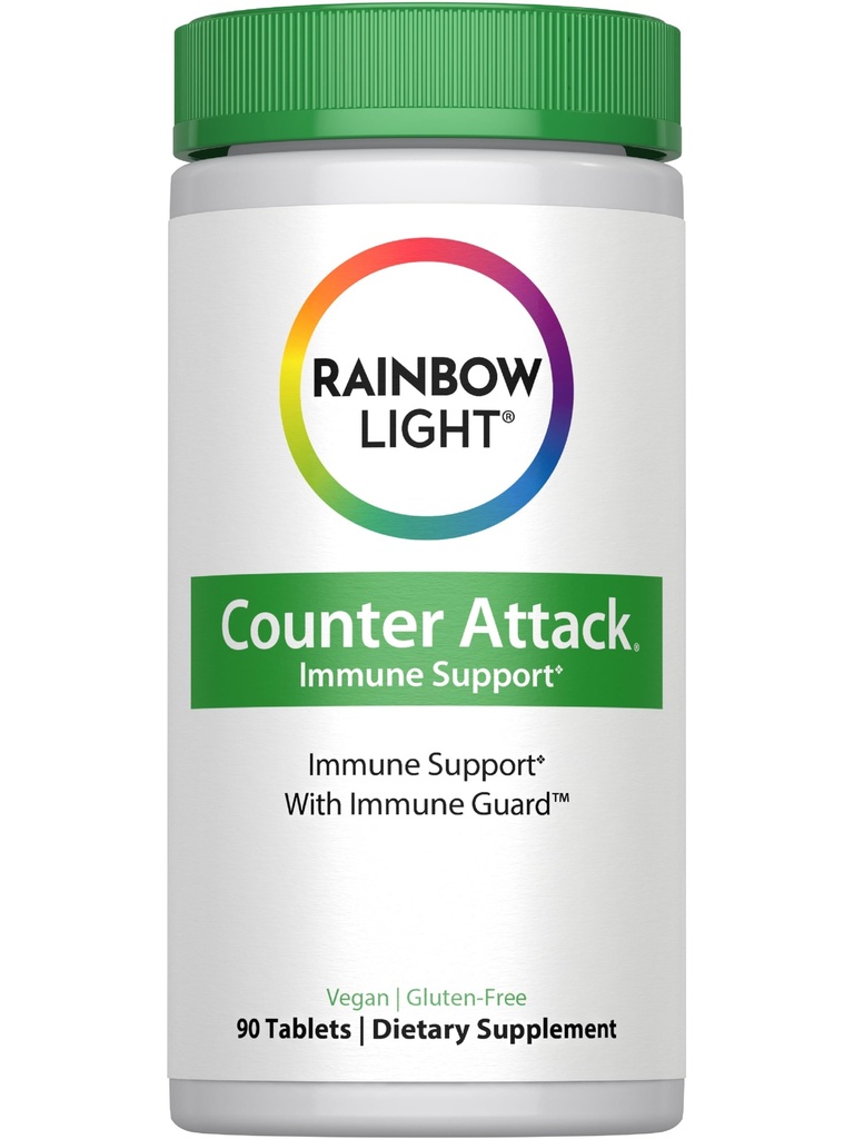 Oracle Counter Attack Immune Support, Dietary Supplements מספק תמיכה Immune, עם ויטמין C, Zinc ו 3 Targeted Herbal בלנדרים, טבעוני וגלוטן חינם, 90 הרוזן