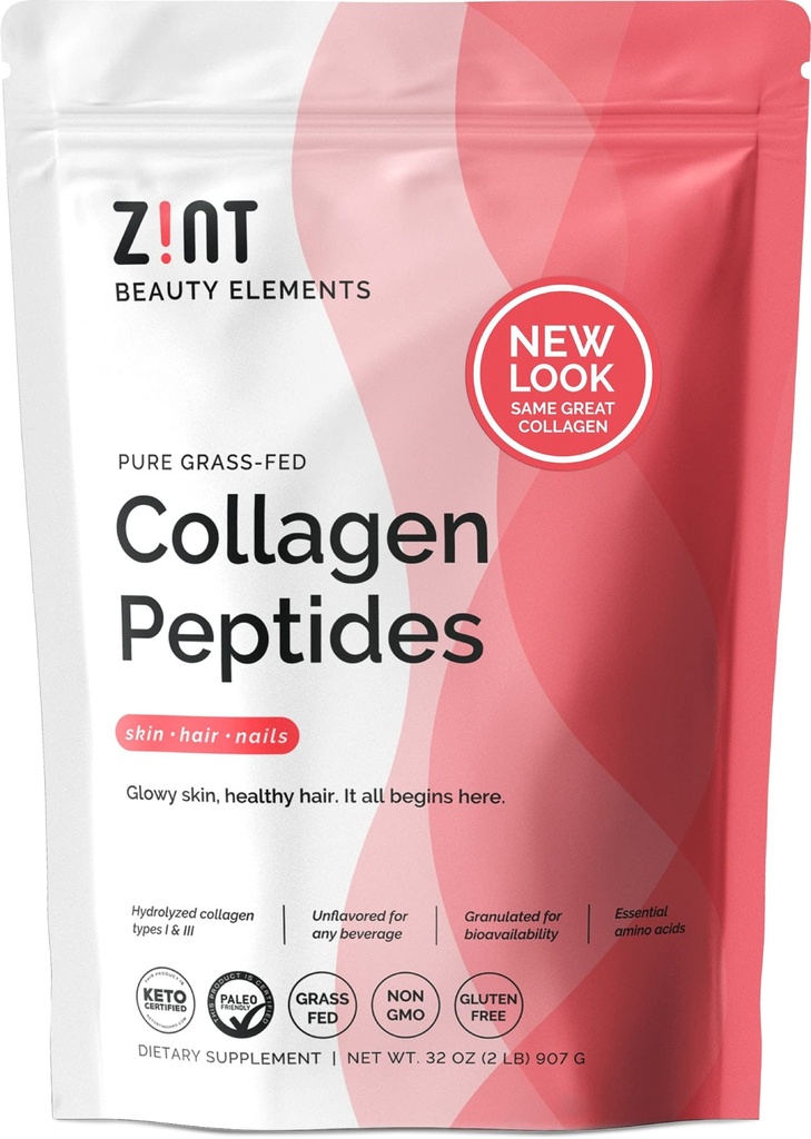 Zint Collagen Peptides אבקת (32 oz)