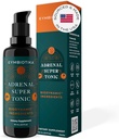 CYMBIOTIKA Adrenal Super Tonic נוזל תוספת עם Ashwagandha, Zinc, Lavender, Holy בזיל, עבור Immune Support &laxation, Gluten Free, טבעוני, Keto, ברי, 2 oz oz