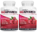 Raspberry Ketones Complex, 120 קפסולות, 2 Pack, 1200 מ"ג עבור מנגו אפריקאי, Apple Cider Vinegar, תה ירוק, Resveratrol, Acai פירות, Kelp, ו- Grapeפרי Diet & Weight Management תוסף