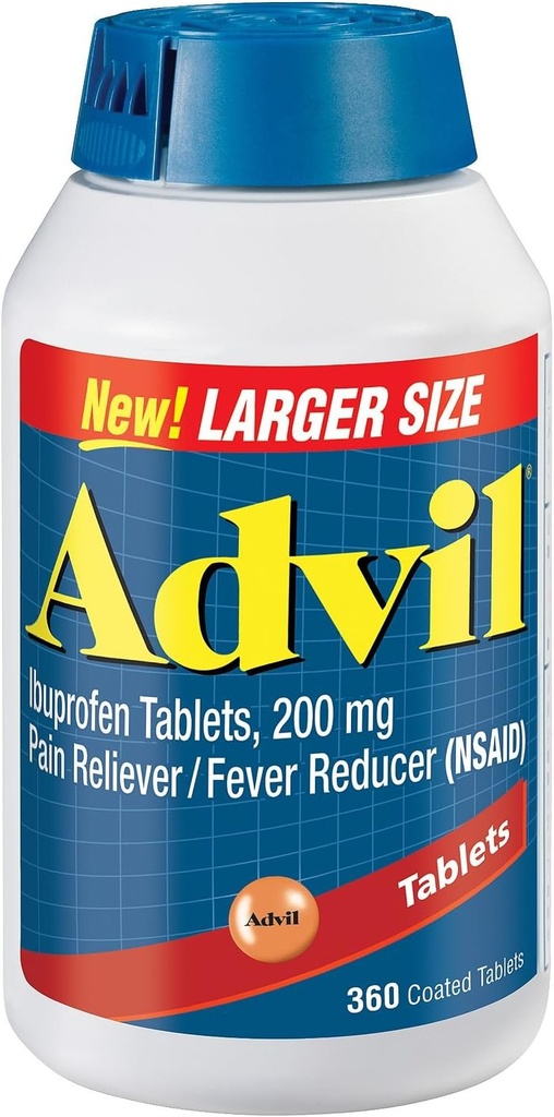 360 Advil Coated Tablet 200 Mg Pain Reliever