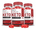 Justified Laboratories (3 Pack Trim Tummy Keto ACV Apple Cider Vinegar פורמולה עם אבקת מיץ Pomegranate B12 טבעוני non GMO 180 חניכיים