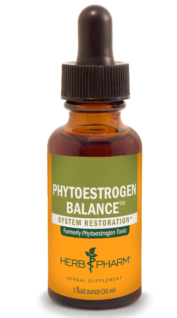 Herb Pharm Phytoestrogen Balance נוזל פורמולה צמחית עבור נשים תמיכה מערכת פוריות - 1 Ounce