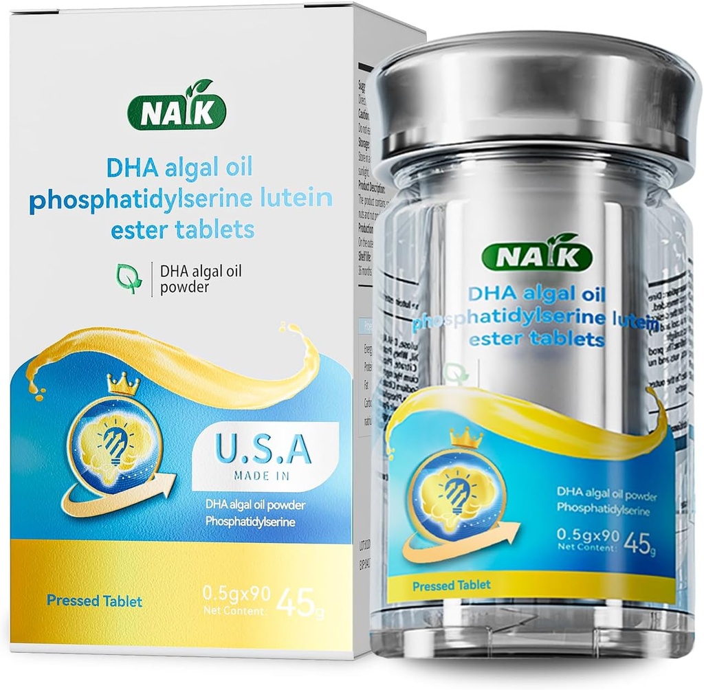 NAIK ארה"ב DHA algal Oil nervonic Acid phosphatidylserine tonifies המוח משפר את הזיכרון אומגה 3 מוח גולד סטודנט מבוגר