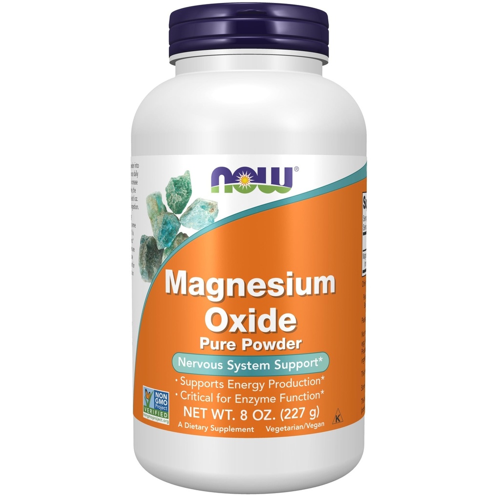 Now Foods Supplements, Magnesium Oxide, Enzyme Function*, מערכת העצבים »