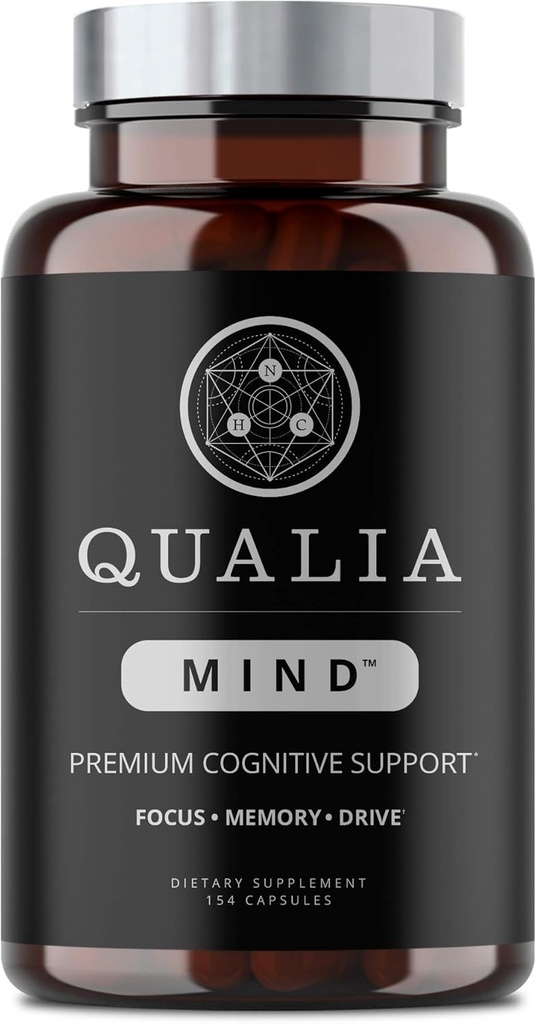 NEUROHACKER COECTIVE Qualia Mind Nootropics 154 ct | Top Brain Supplement for Memory, Focus, Mental Energy