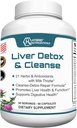 היברידית Nutraceuticals Liver Cleanse Detox & Fix - Milk Thistle, Artichoke Extract, Dandelion Root