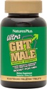 NaturesPlus Ultra GHT Male - 90 לוחות שחרור מורחבים - הורמון גדילה אנושי כוח מקסימלי - Gluten חינם - 30 משרתות