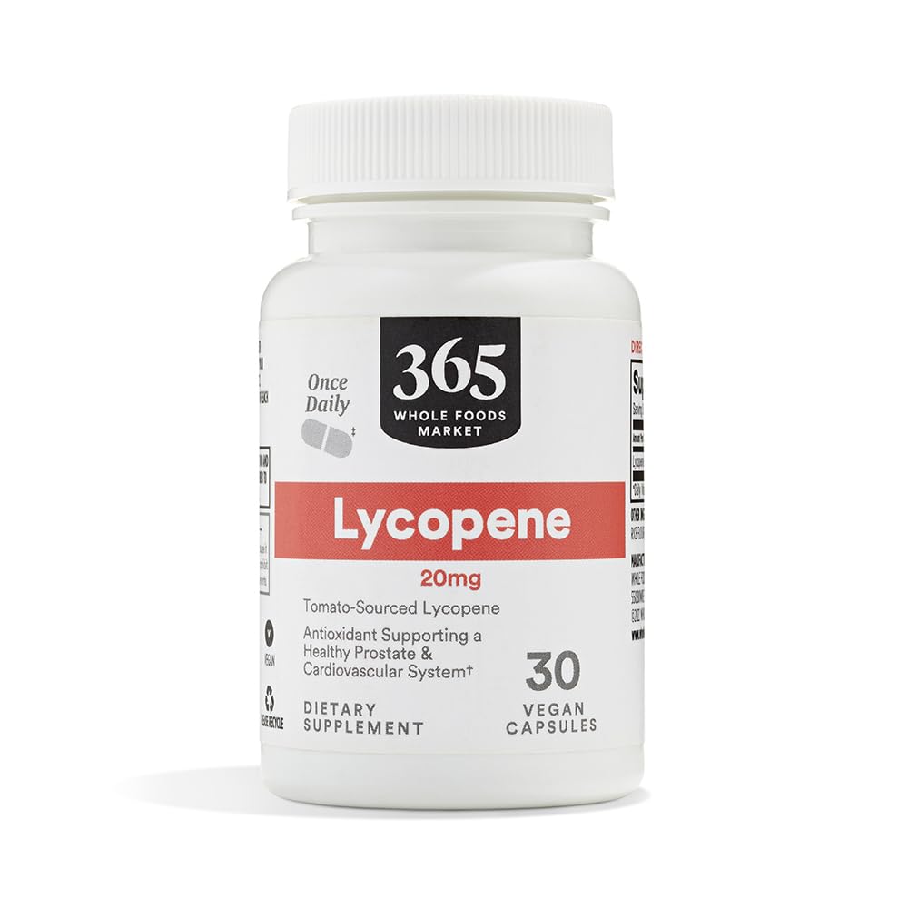 365 על ידי Whole Foods Market, Lycopene 20 מ"ג, 30 Count