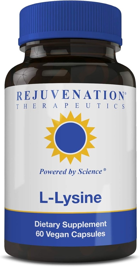 Rejuvenation Therapeutics - L-Lysine, תומך עור בריא (60 קפסולות טבעוניות, 500 מ"ג)