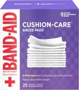 Band-Aid First Aid Gauze Pads, 2 ב x 2 ב, 25 ea (Pack of 1)