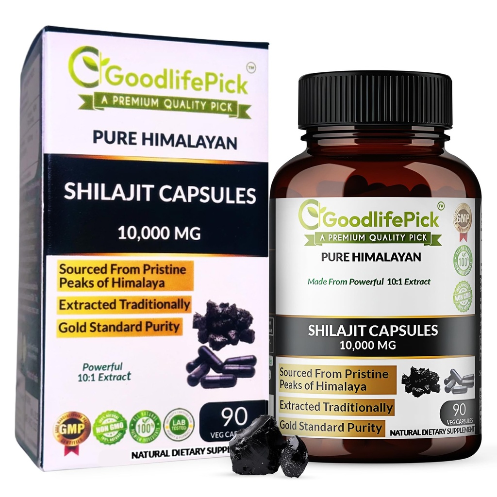 קפסולות שילאג'יט טהורות כוח מקסימלי טבעי Shilajit עשיר Trace מינרלים & Fulvic Acid. נאמנות גבוהה זורמת. ניו יורק NonGMO 90ct מוציא לאור: No Rice Flour