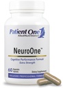 מטופל One NeuroOne | תוספת לתמיכה בזיכרון, קוגניציה, Mood ו- Focus * עם Citicoline, Acetyl-L-Carnitine, Gingko ועוד | 60 קפסולות