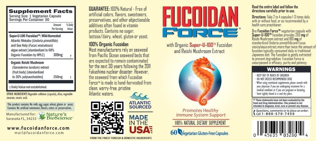 FUCOIDAN FORCE - 24 Bottles Pack