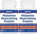 DAO Enzyme תוסף Histamine Diamine Oxidase תוסף עבור Smooth Digestion - Made in USA - 60 Softgels (2 בקבוקים)