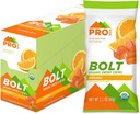 ProBAR - BOLT Organic Energy Chews, Orange, Non-GMO, Gluten-Free, USDA Certified אורגני, בריאות, אנרגיה טבעית, חניכיים דלק מהיר עם ויטמינים B & C (12 Count)