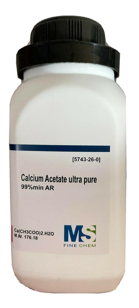 Calcium Acetate, Ultra Pure, 99% דקות