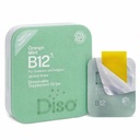 DISO - ויטמין B12 - Fast-Disshoot Oral Strips, עבור עייפות ו Fatigue, כתום Mint Flavor, טבעוני, סוכר חינם, מקסימום Absorption, Gluten Free, Individually Wrap, 30 פסים בלתי פתורים