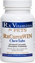 Rx ויטמינים CurcuWIN Curcumin עבור חיות מחמד - תמיכה ב- Cat Immune - תמיכת כלבים - 90 ct
