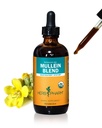 Herb Pharm מוסמך אורגני מולליין ייצור נוזלי עבור תמיכה במערכת הנשימה - 4 Ounce