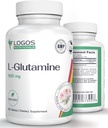 L Glutamine 1000 מ"ג | תוספת תזונתית לרקמות שרירים | Non-GMO L-Glutamine for Gut Health and Lining | Unflavored Pills (100 Count)