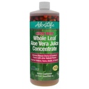 All Leaf Aloe Vera Juice, Certified Organic, Gluten-Free (צ'רי ברי, 32 oz)