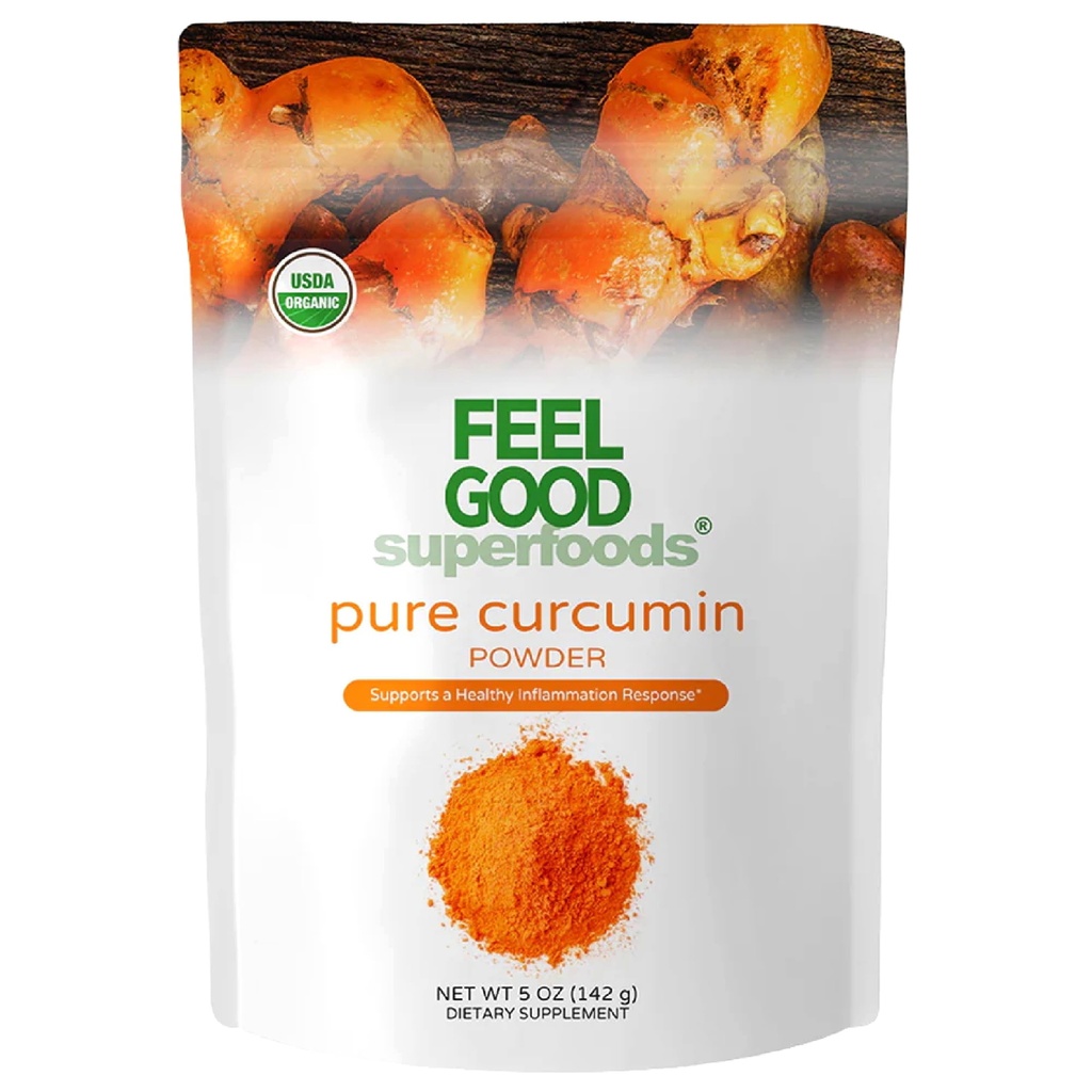 להרגיש טוב Superfoods טהור אבקת Curcumin, אורגני, non-GMO, טבעוני מן השורש Turmeric Bulk Ground Turmeric Root מן הודו, Curcuma Longa משותף תוסף, 5 oz