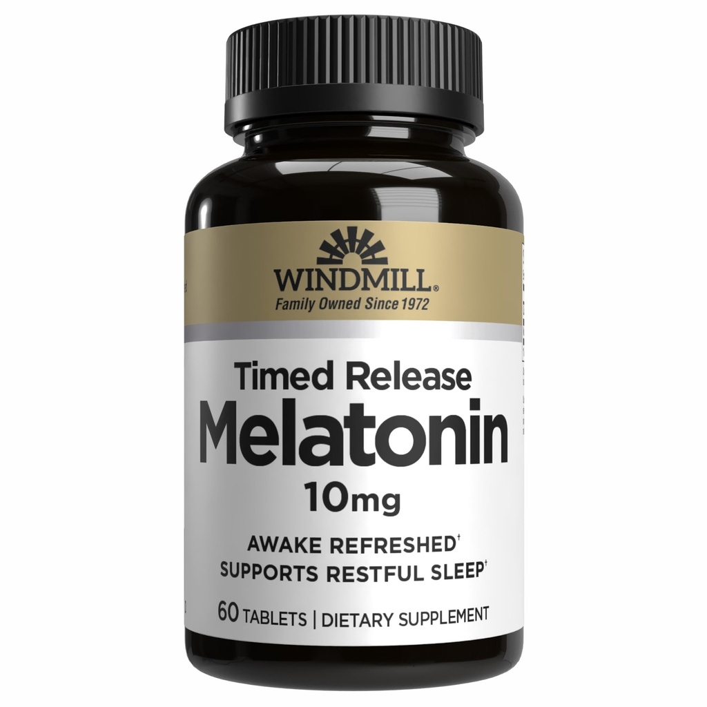 Windmill Melatonin Tabs, 10 מ"ג, T /R Wmill 60