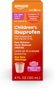 בסיסי טיפול בילדים של Ibuprofen אוראלי Suspension, 100 מ"ג, בועות, 4 oz (Pack של 1)