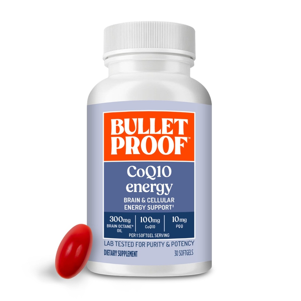 COQ10 אנרגיה Softgel, 30 ספירה, תוספת של Power Your Brain & Body