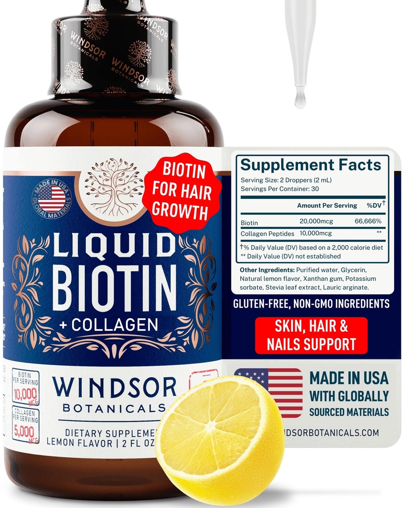 נוזל biotin for Hair Growth Collagen - Biotin נוזל 10,000mcg Collagen 5000mcg תוספת נוזל נוזלי - קולג'ן ו biotin טיפות עבור צמיחת שיער - biotin ו-Colagen טיפות לנשים - 2ozgg תוספת נוזל - 2ozgggggggn ו- biotin טיפות עבור צמיחת שיער - biotin ו טיפות שיער -