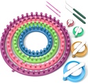 ארכיון תגיות: Round Knitting Looms Set Craft Kit Tool with Hook Needle and Pompom Maker