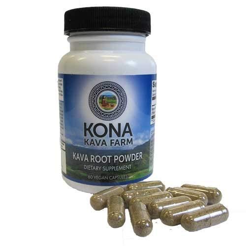 Kava Root Only Premium קפסולות | Kava Root Extracting אבקת קפסולות 10% Kavalactone | Kava Root תוסף להרגעה (60 קפסולות)
