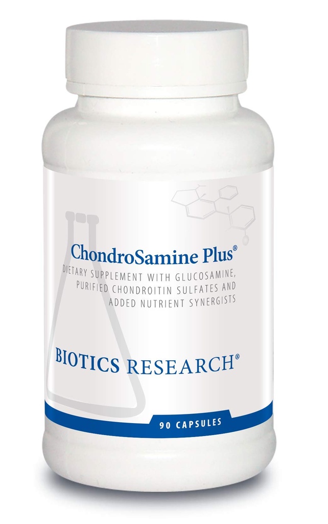 Biotics Research ChondroSamine Plus Glucosamine Plus Chondroitin, MSM, ויטמינים ומינרלים, תמיכה משותפת & Connective Tissue תמיכה, בריאה ואאז של תנועה. 90 קפסולות