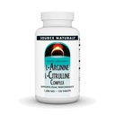 מקור טבעי L-Arginine L-Citrulline Complex, 120 טבליות, 1000 מ"ג