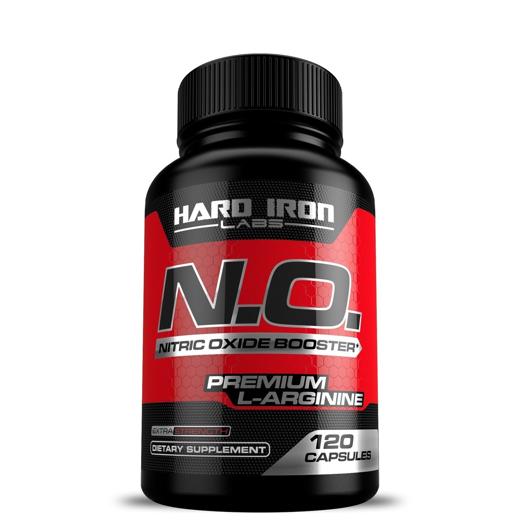 N.O. Nitric Oxide Booster עם L-Arginine, L-Citrulline, Betaine, AAKG - Non-GMO, Gluten-Free, טבעוני - תוספת טרום-עבודה עבור צמיחה שרירית, Stamina, אנרגיה, משאבות, ווסקולריות - 120 קפסולות