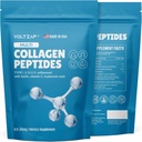 Multi Collagen Peptides אבקת, סוג I,II,III,V,X, Biotin & ויטמין C, תוסף טבעי לעור בריא, שיער, ריחות, מפרקים - Unflavored