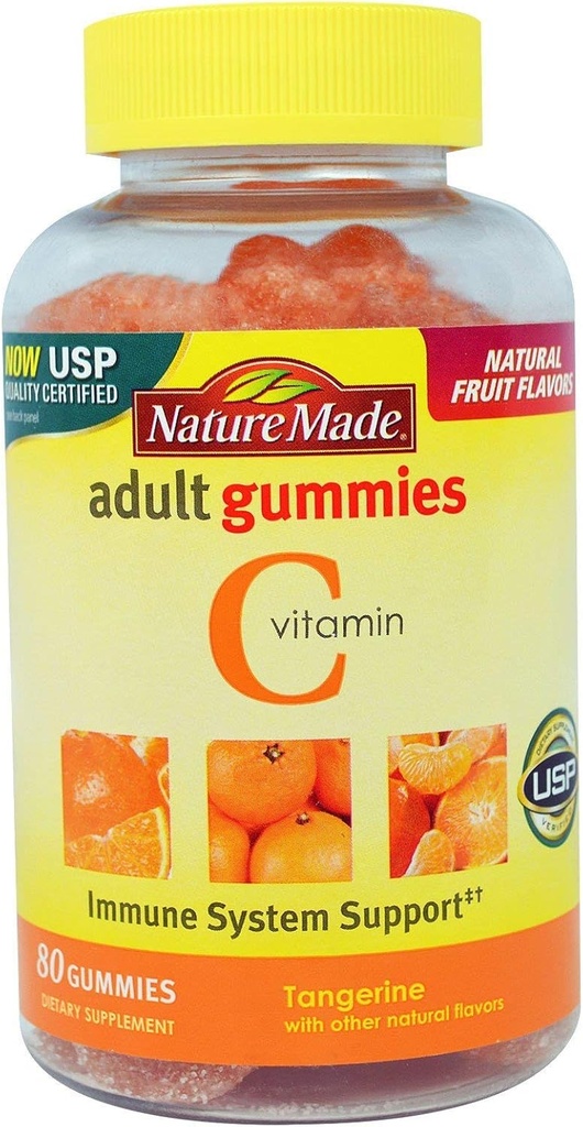 Nm Adult Gummies ויטמין Size 80ct Pv למבוגרים חניכיים ויטמין C 80ct