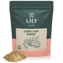 לילי של עמק Licorice/Liquorice Root אבקה - Moethi המקור של הודו - Natural Sweetener - טבעוני ו Gluten-Free - ארוז ב- Resealable Pouch (16oz, 453g)