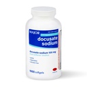 MAJOR Docusate Sodium 100mg, Stoolener Laxative עבור Occasional Constipation הקלה - Gentle, תלוי, Stimulant חינם, 1000 Softgels
