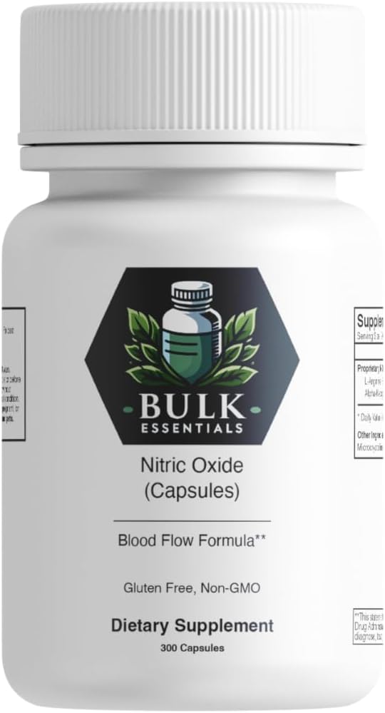 Nitric Oxide כמוסות - 1000 מ"ג לשרת (300 הרוזן)