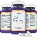דיבי אוכל כל דבר Xylose Isomerase Fructose Malbsorption Enzymes, FODMAP תוספת, Enzymes for Better Lactose, Fat, חלבונים & Carbohydrate העיכול Gas & Bloating 60 קפסולות