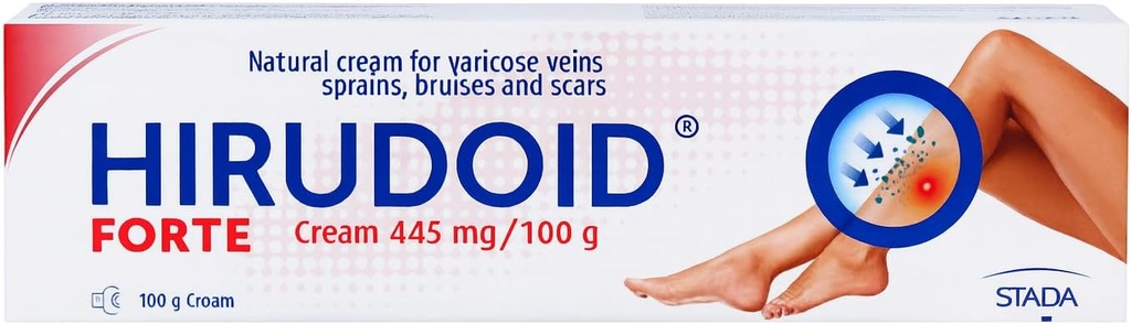 HiruCream Forte 100g Cream for Veins Bruises Scars sprains, Made בגרמניה