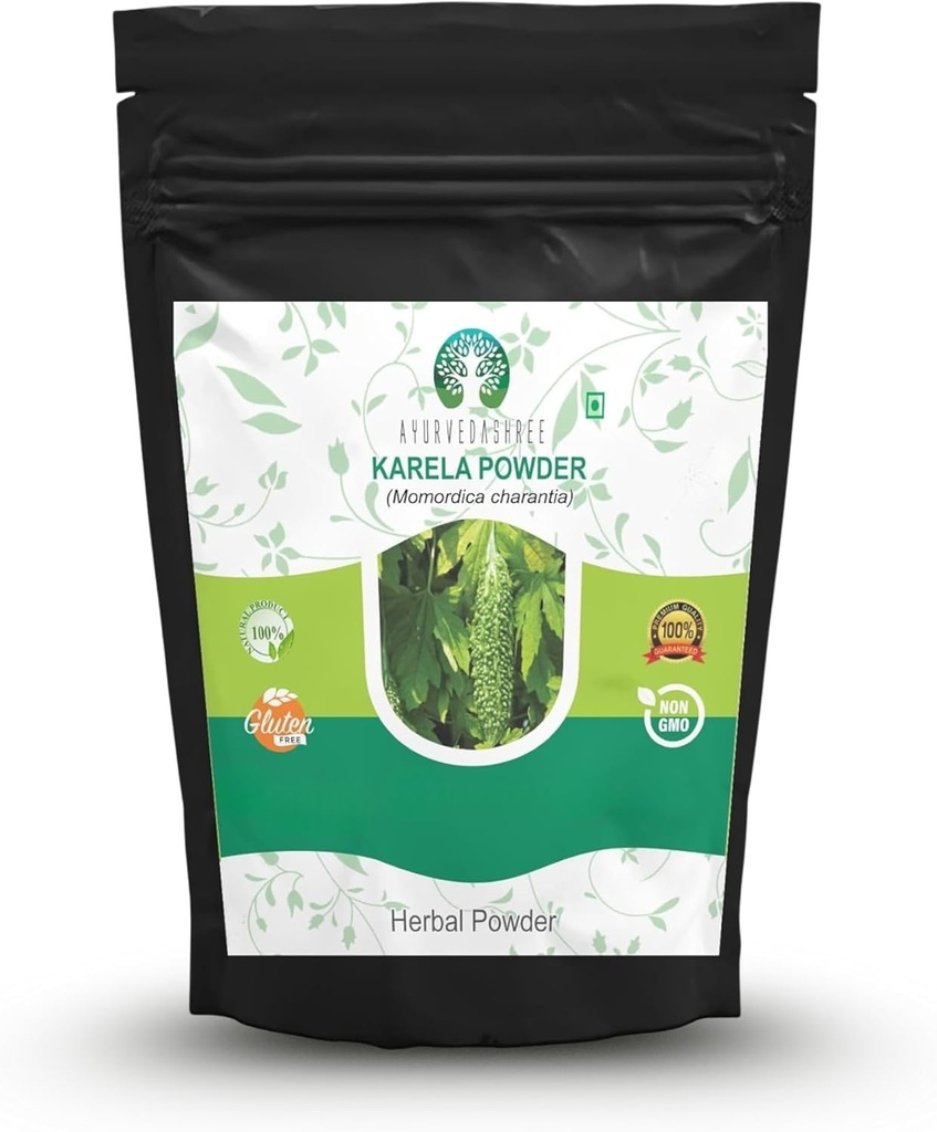 אבקת Bitter Melon 200 Gm I Momordica Charantia / Karela פירות אבקת I Ayurvedic Herb I תומך Liver פונקציונלי I Herbal תוספת אני תומך עור ו Stomach