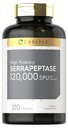 Carlyle Serrapeptase 120000 SPU | 120 קפסולות | תמיכה בבריאות Sinus